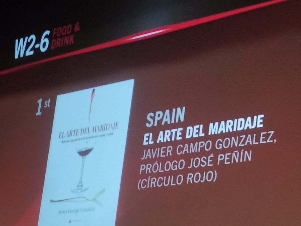 “El Arte del Maridaje” de Javier Campo: Mejor Libro del Mundo en la categoría Food & Drink en los Premios Gourmand 2023